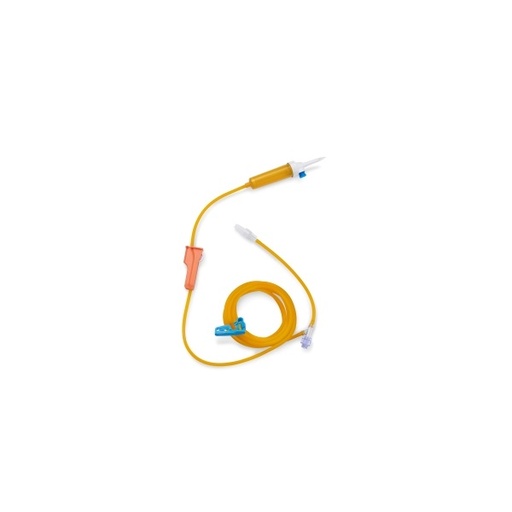 Equipo para administración de soluciones fotosensible X-LS-002D 15μm 250 cm de largo volumen de cebado 23 ml caja con 300 pzas