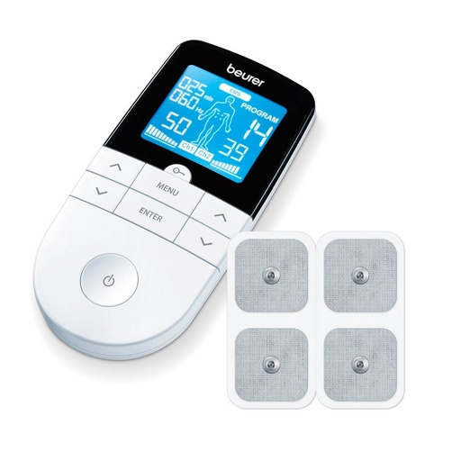 [BEU-EM49] Electroestimulador TENS/EMS digital transcutanea y muscular
