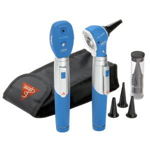 [HEN-D-874.20.021.142] Equipo de diagnostico con Oftalmoscopio y Otoscopio Mini 3000 estuche suave color azul
