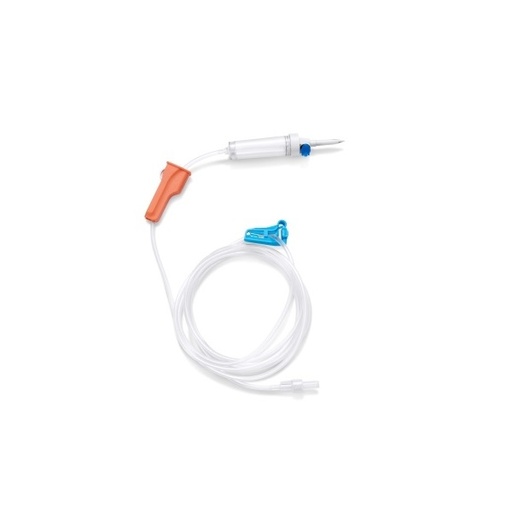 Equipo para administración de soluciones estándar X-IS-000D 15μm 235 cm de largo volumen de cebado 22 ml caja con 50 pzas