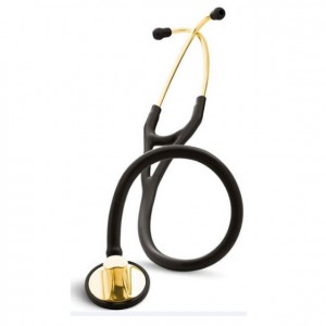 Estetoscopio Littmann "master cardiology" color negro edición latón