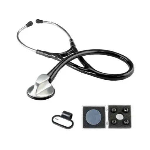Estetoscopio Top-Cardiology de acero inoxidable, vino 