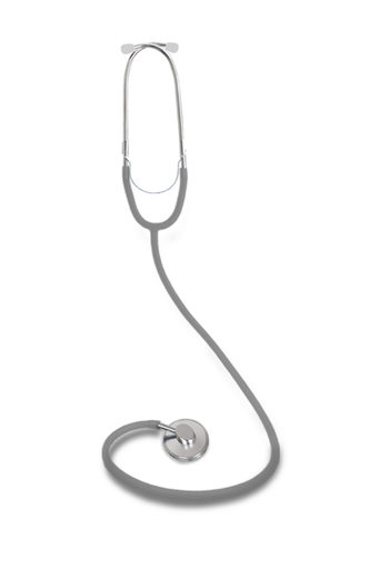 [MES-HS-30A-C11V1] Estetoscopio de una campana color gris