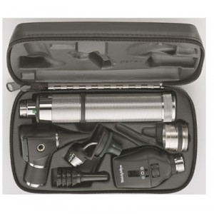 [WEA-97210-C] Estuche de diagnostico recargable halogeno 3.5V (ofta/oto) con iluminador nasal