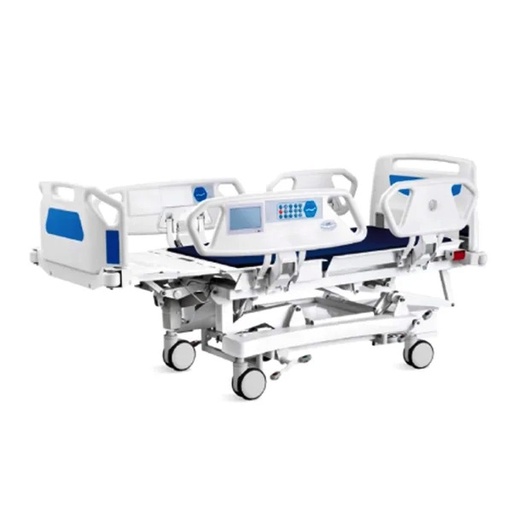 [IME-CE8PS] Cama eléctrica de cuidados intensivos con barandales abatibles ABS con bascula