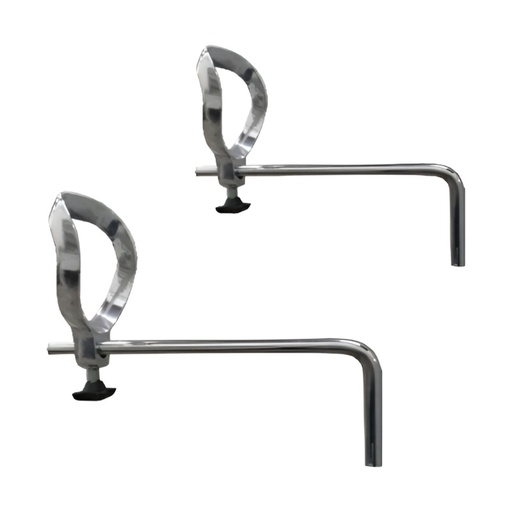Taloneras de Aluminio para Mesa de Exploracion (Par)